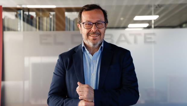 José Antonio Fúster, en la redacción de El Debate