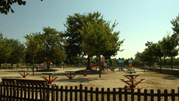 Una de las zonas del parque de A Canuda