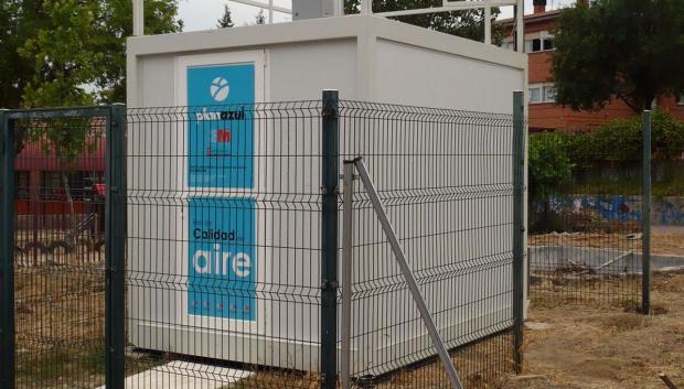 Estación de medición de la calidad del aire de Madrid