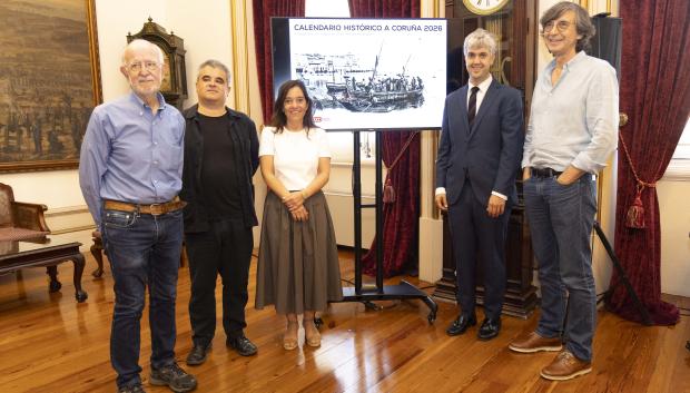 Presentación del Calendario Histórico de La Coruña