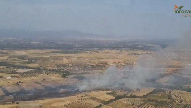 Incendio en El Casar de Escalona