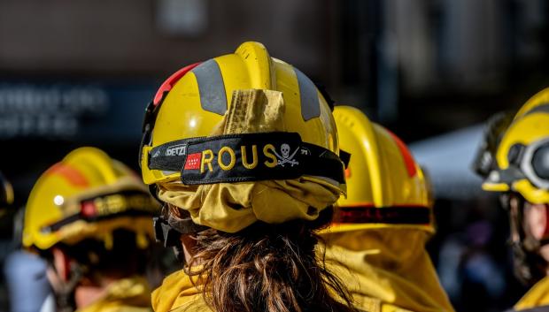 Bomberos forestales de la Comunidad, en una imagen de archivo