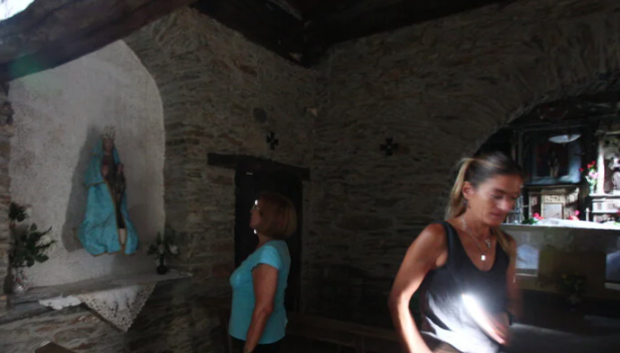 La Santa de Lusio vuelve a la iglesia