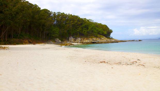 Playa Figueiras en las Islas Cíes