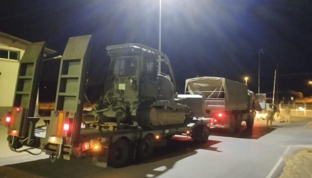 Salida del equipo de la Base de Cerro Muriano