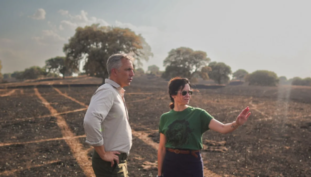 El consejero de Medio Ambiente de Madrid, Carlos Novillo, y la presidenta Isabel Díaz Ayuso