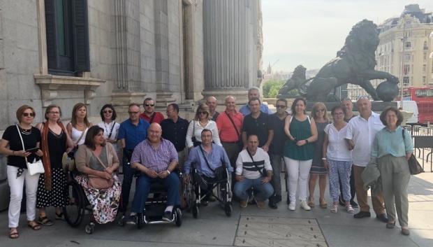 Afectados por talidomida en el Congreso de los Diputados