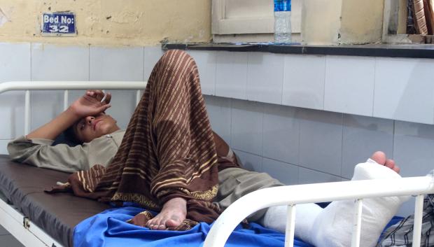 Un joven precisa atención hospitalaria tras el terremoto