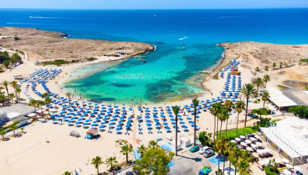 Playa de Ayia Napa (Chipre).