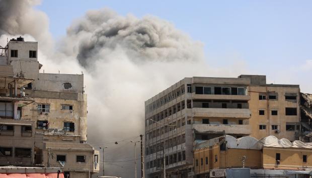 Una explosión en la franja de Gaza