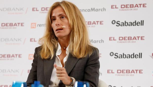 Cristina Mora-Gil Caballero, responsable de altos patrimonios de Santander Banca Privada, en la III Jornada Financiera de El Debate