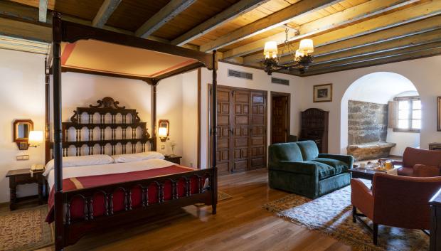 Espectacular Junior Suite del Parador de Vilalba.