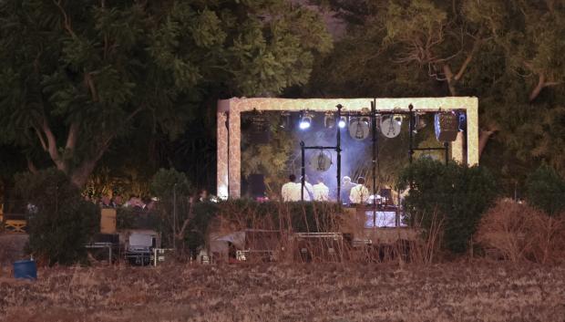 Finca de Cayetano Martinez de Irujo  el día de su boda con Bárbara Mirjan