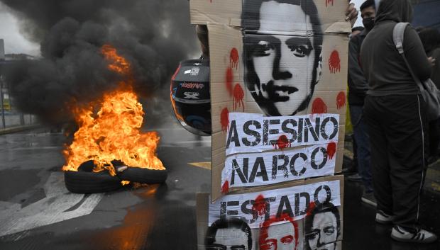 Manifestaciones contra el presidente Daniel Noboa en Quito