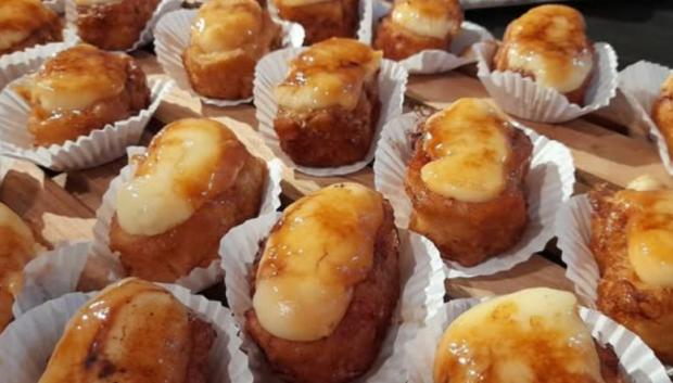 Torrijas de yema tostada, típicas de Valladolid