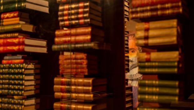 Diferentes tomos de El Quijote