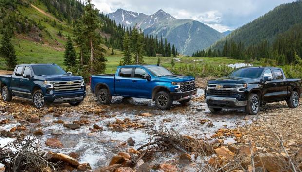 Los pick up con los coches más vendidos por GM en los Estados Unidos