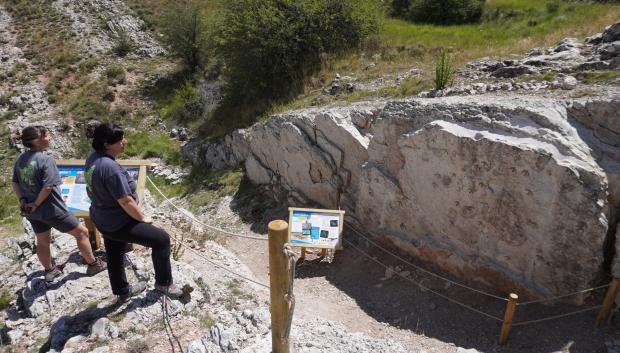 La cantidad de huellas en Aguilar de Alfambra es enorme