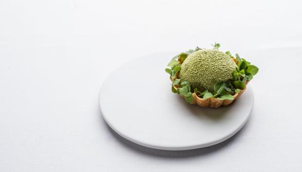 Aperitivo de conejo en escabeche de Jorge Asenjo.