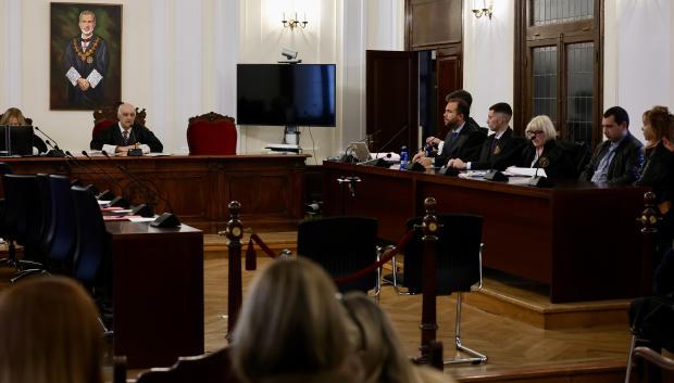 Jucio del matricida celebrado en la La Audiencia Provincial de León