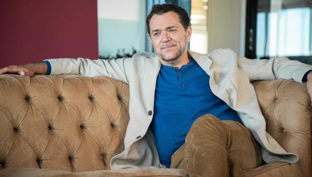 Zunzunegui durante la entrevista