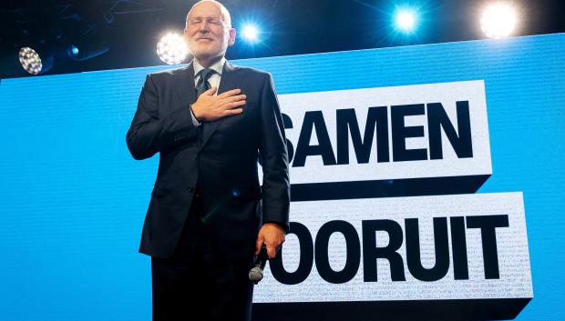 Frans Timmermans, candidato principal del partido Verde-Laborista
