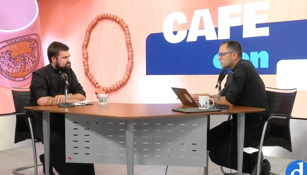 Padre Valentín y Luis Hill