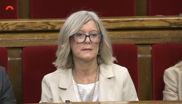 La diputada del PP en el Parlament Belén Pajares, este jueves