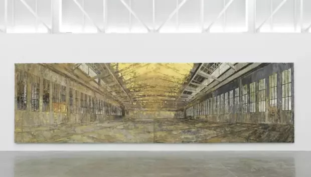 Danaë (2016-2021), expuesta en la Gagosian Gallery de Nueva York