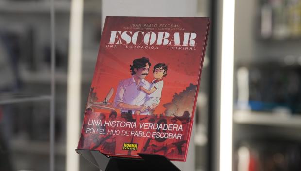 Portada del cómic 'Escobar. Una educación integral', presentado este miércoles en Barcelona