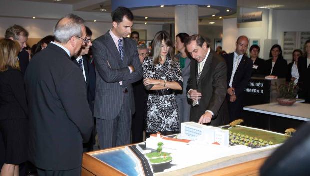 Visita de los reyes para la inauguración del nuevo edificio en 2007