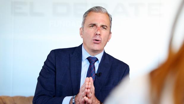 Ortega Smith, en la redacción de El Debate