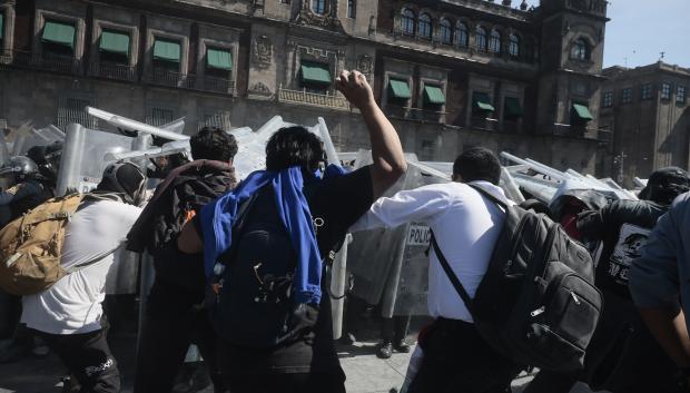 Manifestantes de la Generación Z de México