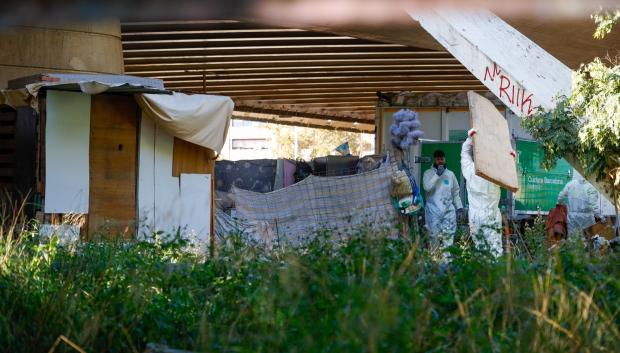 Asentamiento desalojado en Bac de Roda