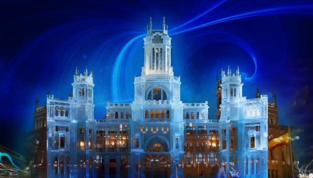 «Videomapping» en la plaza Cibeles