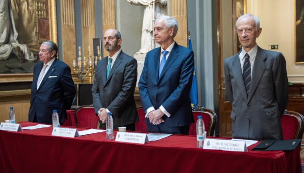 Francisco Vázquez, Pedro Rollán, Carlos Lema Devesa y Victorio Magariños Blanco