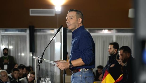 El candidato de VOX en Extremadura, Óscar Fernández