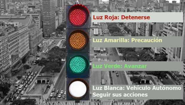 Imagen de la cuarta luz blanca para vehículos autónomos