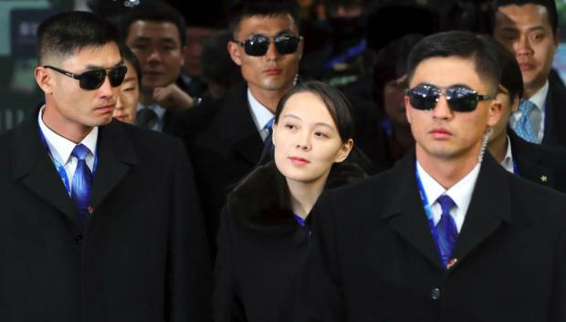 Kim Yo-jong, hermana del dictador norcoreano, en un evento internacional
