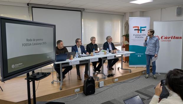 Presentación de los datos del informe Foessa en Cataluña