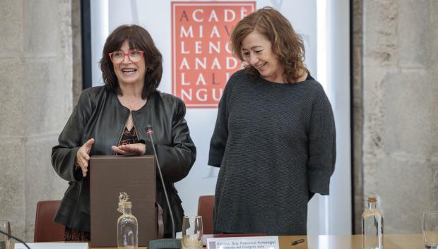 Imagen de Cantó y Armengol tomada este miércoles en Valencia