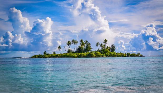 Isla de la Republica de Kiribati.