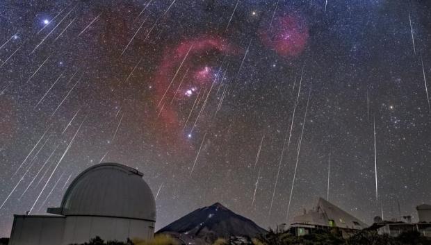 Las Gemínidas desde el Observatorio del Teide
