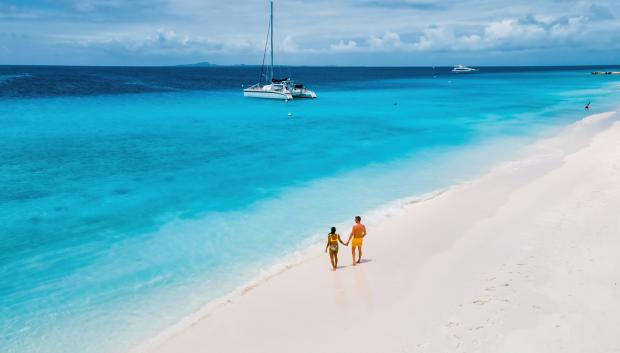 Otra espectacular playa de Curazao.