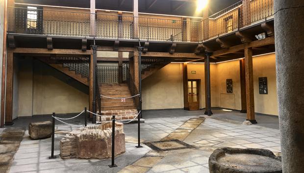 Antigua ‘casa patio’ habilitada en la tienda de Mercadona de Talavera de la Reina