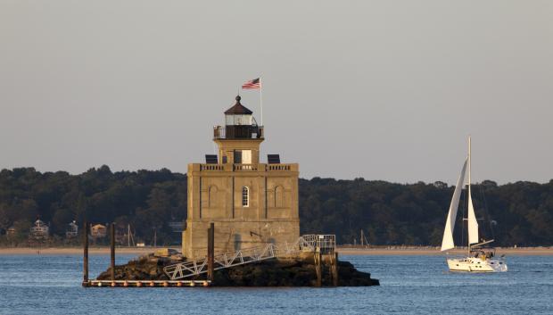 Faro de Huntington, en Long Island (Nueva York), localidad natal de Mariah Carey.