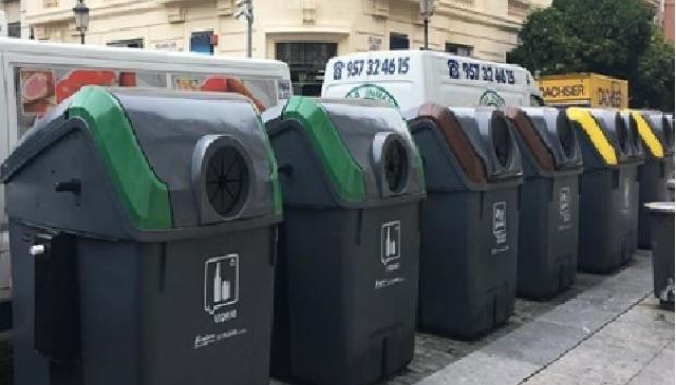 Los nuevos contenedores en la plaza de las Tendillas