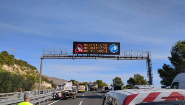 Mensajes como el de la recreación se han podido ver en toda España