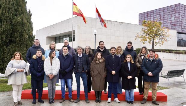 Presentación de la candidatura a las Cortes del PSOE encabezada por Carlos Martínez