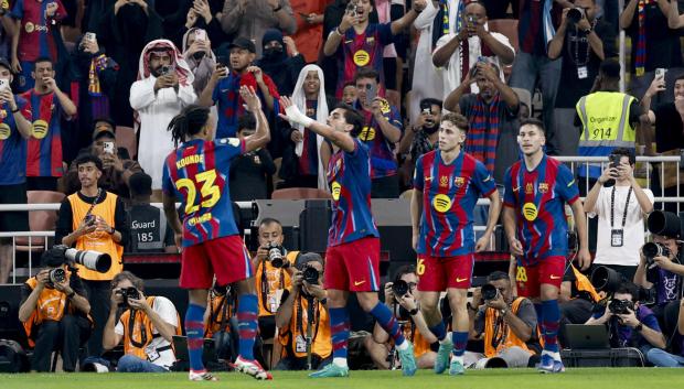 El Barça se clasificó para la final de la Supercopa de España